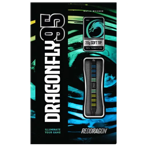 Red Dragon Šipky Dragonfly 95 Black - Parallel - 20g