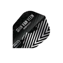 Red Dragon Letky Gian van Veen - No.6 - Black & Silver RF8169