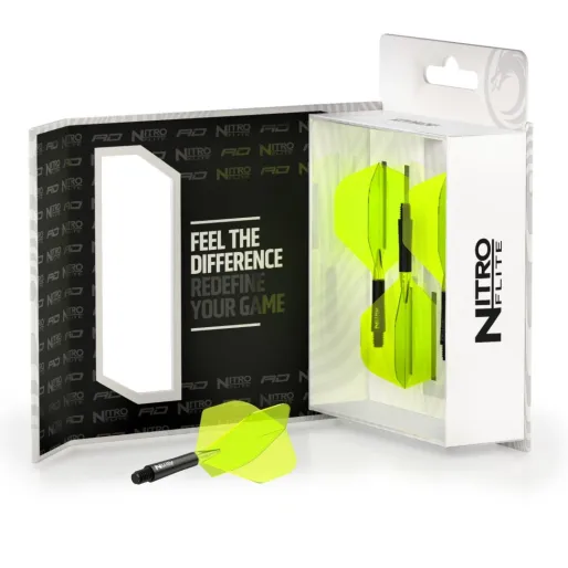 Red Dragon Letky Nitro Flite - No2 - black & yellow - short