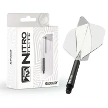 Red Dragon Letky Nitro Flite - No2 - black & clear - medium