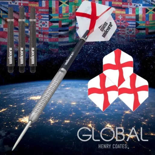 Unicorn Šipky Steel Global - Henry Coates - 24g