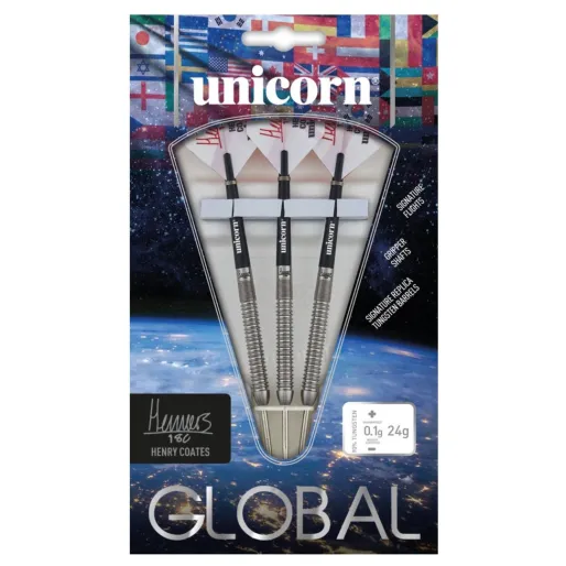 Unicorn Šipky Steel Global - Henry Coates - 24g