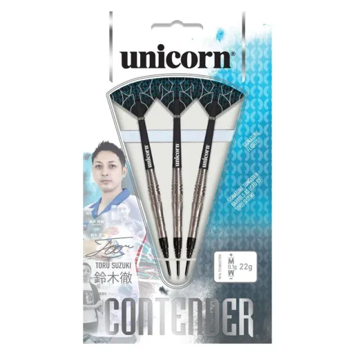 Unicorn Šipky Steel Contender - Toru Suzuki - Phase 2 - 22g