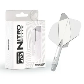 Red Dragon Letky Nitro Flite - No2 - white & clear - midi