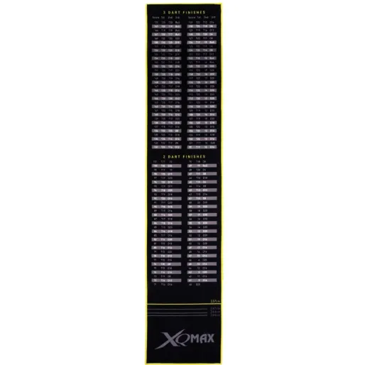 XQMax Darts Dart Mat Finishes - Koberec k terči - black-green - 60 x 285 cm