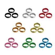 XQMax Darts Aluminium O-Rings - kroužky na násadky - 3 ks - silver