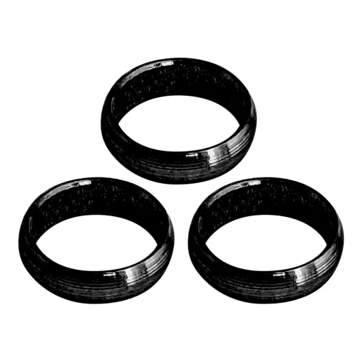 XQMax Darts Aluminium O-Rings - kroužky na násadky - 3 ks - silver