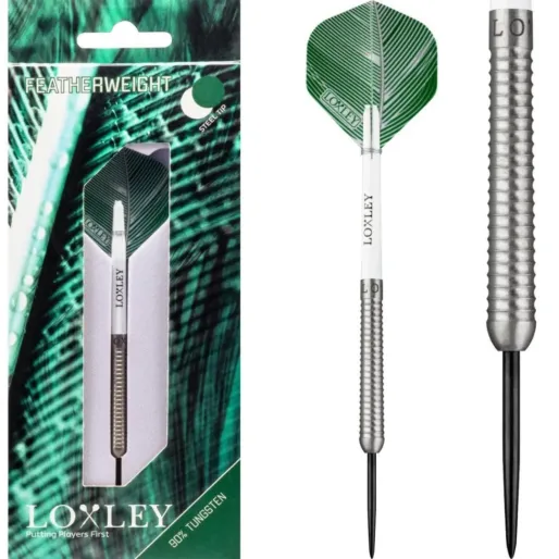 Loxley Šipky Steel Featherweight - Green - 19g
