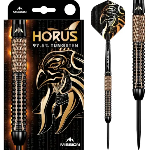 Mission Šipky Steel Horus - Black & Bronze Electro - 23g