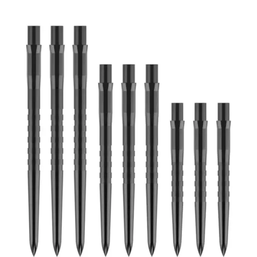 Mission Kovové hroty Caliburn - Grooved - Black - 32 mm