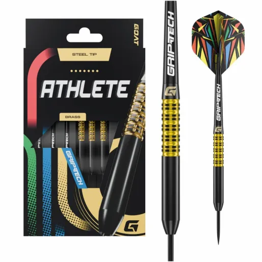 Goat Šipky Steel Athlete - Brass - Yellow - 12g