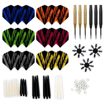 XQMax Darts Šipky Steel - Darts Accessory Kit - 90 pcs