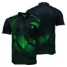 Mission Košile Orb - Black & Green - XXL
