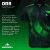 Mission Košile Orb - Black & Green - XXL