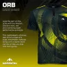 Mission Košile Orb - Black & Yellow - XL