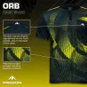 Mission Košile Orb - Black & Yellow - XL