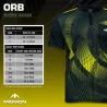 Mission Košile Orb - Black & Yellow - XL