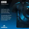 Mission Košile Orb - Black & Blue - XL