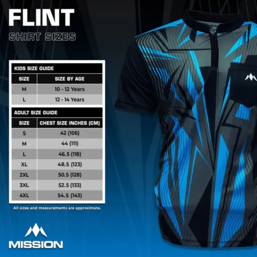 Mission Košile Flint - Black & Blue - 3XL