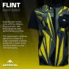 Mission Košile Flint - Black & Yellow - XL