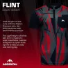 Mission Košile Flint - Black & Red - XXL