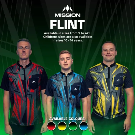 Mission Košile Flint - Black & Green - M