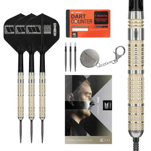 Target - darts Šipky Steel Dimitri van den Bergh - 95K - Swiss Point - 23g