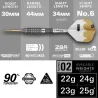 Target - darts Šipky Steel Redux 02 - Swiss Point - 23g