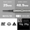 Target - darts Šipky Hydro 12 - 18g