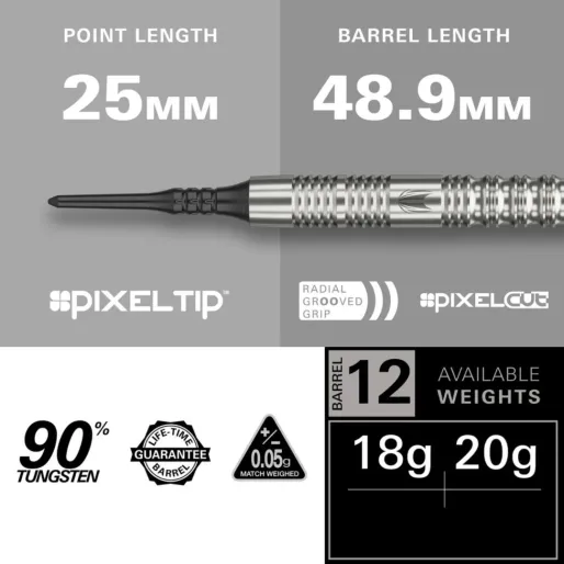 Target - darts Šipky Hydro 12 - 18g