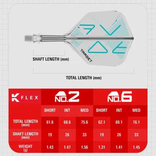 Target - darts Letky K-Flex - Rove - No2 - Medium - TRG410174