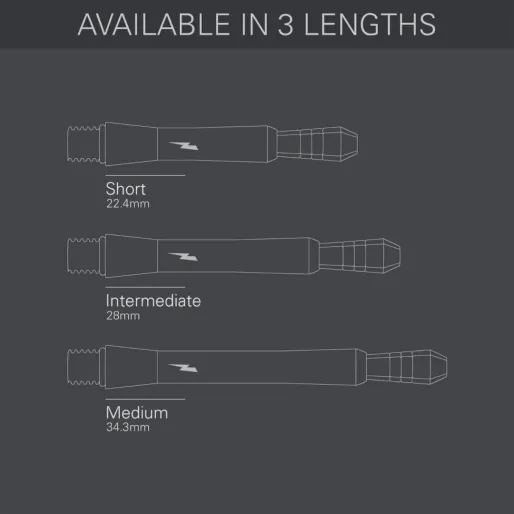 Target - darts Násadky Raw Power Gx2 Titanium - Phil Taylor - short