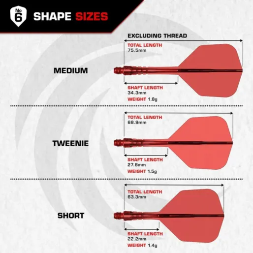 Mission Letky Force 90 Vortex - Standard No6 - Medium - Clear Black F4572