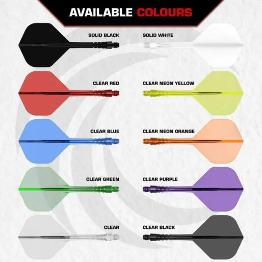 Mission Letky Force 90 Vortex - Standard No2 - Short - Clear Black F4600