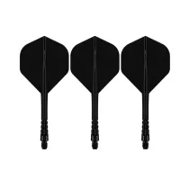 Mission Letky Force 90 Vortex - Standard No2 - Medium - Solid Black F4596