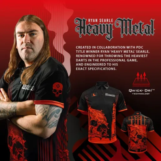 Harrows Košile Ryan Searle 2 - Heavy Metal - L