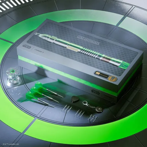 Target - darts Šipky Steel Star Wars - Luke Skywalker - Lightsaber First Edition - Swiss Point - 24g