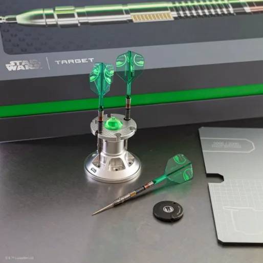 Target - darts Šipky Steel Star Wars - Luke Skywalker - Lightsaber First Edition - Swiss Point - 24g