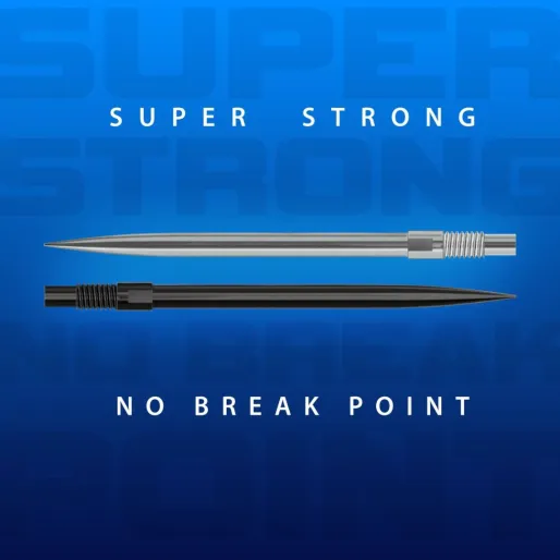 Harrows Kovové hroty - Quick Points - Black - 40 mm