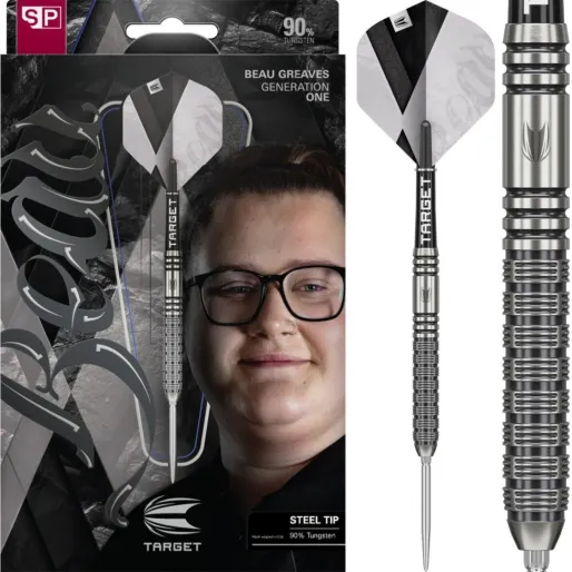 Target - darts Šipky Steel Beau Greaves - G1 - Swiss Point - 25g