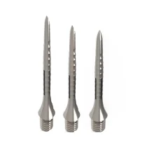 Caliburn Kovové hroty - Bamboo - Silver & Black - 28 mm