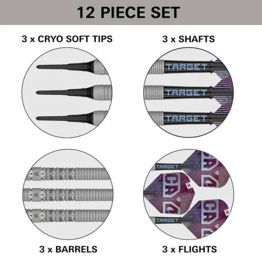 Target - darts Šipky Cryo 11 - 20g