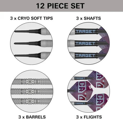 Target - darts Šipky Cryo 12 - 19g