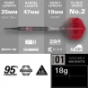 Target - darts Šipky Nathan Aspinall - 95K - 18g