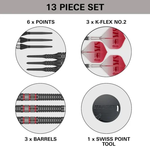 Target - darts Šipky Nathan Aspinall - 95K - 18g