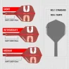 Target - darts Letky K-Flex - Nathan Aspinall - Red - No2 - Midi - TRG410595