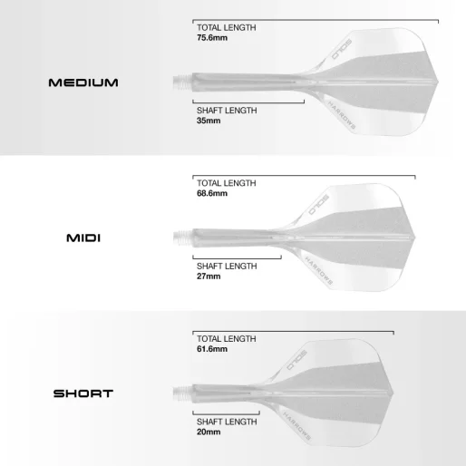 Harrows Letky Solo - No6 - Medium - Clear