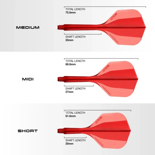 Harrows Letky Solo - No6 - Medium - Red