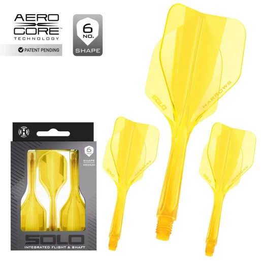 Harrows Letky Solo - No6 - Medium - Yellow