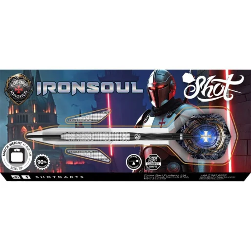 Shot Šipky Steel Future Knights - Ironsoul - 24g
